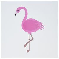 3dRose Pink Flamingo - Greeting Cards, 6 x 6 inches, set of 6 (gc_128188_1)