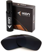 IKON LENSES Polarized Compatible Replacement for Oakley Twoface (OO9189) Sunglasses - Black (Polarized)
