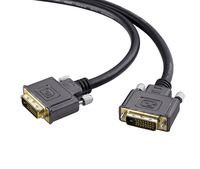 4K BUSUQ 26AWG High Performance DVI Cable Connects a DVI Supports 2560x1600 1920x1200, and 1080p (Full HD)(12 Feet/3.66 Meter), Black