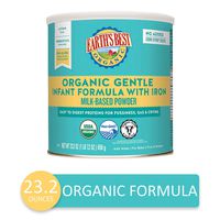 Earth's Best Organic Gentle Infant Powder Formula with Iron, Easy To Digest Proteins, 23.2 oz.