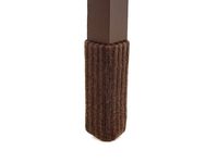 NancyProtectz Small/Brown, Patented with Rubberized Grips/Chair Leg Hardwood Floor Protectors. The Original Furniture Sock