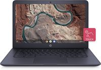 HP 14inch Touchscreen Chromebook AMD Dual-Core A4-9120 Processor, 4GB DDR4 Memory, 32GB eMMC Storage, AMD Radeon Graphics, Chrome OS-Gray(Renewed)