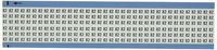 Brady WM-82-PK Repositionable Vinyl Cloth (B-500), Black on White, Solid Numbers Wire Marker Card (25 Cards)