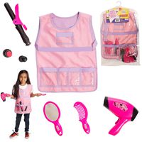DRESS 2 PLAY Pretend Costume, with Accessories (Hair Stylist) Pink