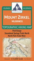 Outdoor Trail Maps Mount Zirkel Wilderness - Colorado Topographic Hiking Map (2019)