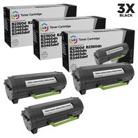 LD Compatible Toner Cartridge Replacement for Dell 331-9803 RGCN6 (Black, 3-Pack)