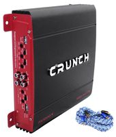 Crunch PX-1000.4 1000 Watt 4-Channel Car Audio Amplifier Amp PX1000.4+RCA Cable