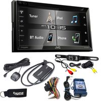 JVC KW-V340BT Bluetooth DVD/CD/USB Includes Sirius XM SXV300 Back Up Camera and SWI-RC Interface