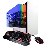 iBUYPOWER Elite Gaming PC Desktop Computer ARCW 091i (Intel i5-9400F 2.9Ghz, NVIDIA Geforce GTX 1660 6GB, 1TB HDD, 480GB SSD, 16GB DDR4 RAM, WiFi Included, Win 10 Home 64-bit) White