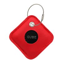 Oritys Case for Cube Pro Key Finder Tracker, Cube Pro Case Come with Keychain, Red.