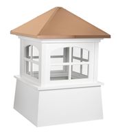 Good Directions Huntington Vinyl Cupola with Copper Roof 26" x 36"