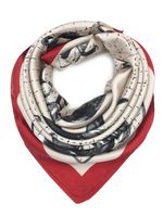 YOUR SMILE Silk Like Scarf Women's Fashion Pattern Large Square Satin Headscarf Head Dress,Bronze,horseshoe(204)