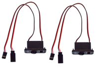 Apex RC Products Futaba Style Heavy Duty On/Off Switch W/ Charge Port - 2 Pack #1057