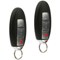 Car Smart Key Fob Keyless Entry Remote fits 2014-2016 Nissan Rogue (KR5S180144106, 285E3-4CB1A), Set of 2