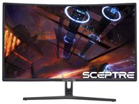 Sceptre C275B-144R 27-Inch Curved Gaming Monitor 1920x1080p 144Hz AMD Freesync RTS-FPS DisplayPort HDMI DVI Metal Black