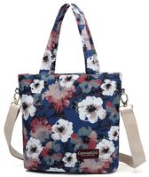Canvaslove Camellia Pattern Laptop Tote Bag 13 inch Waterproof laptop Messenger Shoulder bag case for 11 inch 12 inch and 13.3 inch laptop