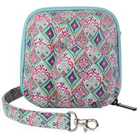 Katia Hard Case EVA Bag Compatible for Fujifilm Instax Mini 9/8 Instant Camera, with Shoulder Strap and Pocket for Photo Films Accessories/Selfie Lens/Battery - Bohemia