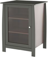 Pinnacle 1-Door Audio Tower from Nexera - Espresso