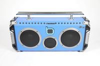 Bumpboxx Flare6 Blue Bluetooth Boombox Speaker