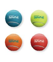 Outward Hound Squeaker Ballz Squeaky Tennis Ball Dog Toys, Small, 4 Pack