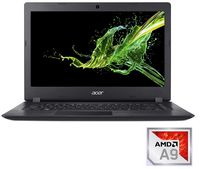 Acer Aspire 3, 14" HD, AMD A9-9420e, 4GB DDR4, 128GB SSD, Windows 10 Home, A314-21-91V1