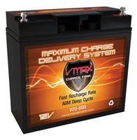 VMAX600 AGM Group 1/2 U1 Deep Cycle Battery Replacement for Enduring 6-DW-17 12V 20Ah Wheelchair Battery