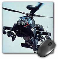 3dRose LLC 8 x 8 x 0.25 Inches Mouse Pad, Apache Longbow (mp_730_1)