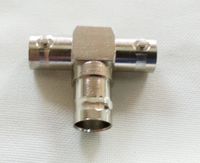 1 pc BNC T ADAPTER ADAPTOR CONNECTOR 3 JACKS female MIA343