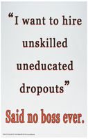 Poster #315 School Poster Builds Student Retention, Stops Dropping Out