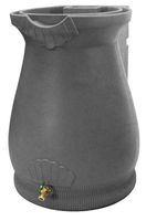 Good Ideas Rwurn-Lig Rain Wizard Rain Barrel Urn 65 Gallon, Light Granite