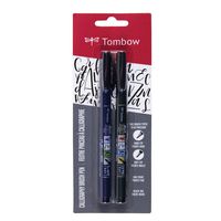 Tombow Fudenosuke Brush Pens (2-Pack)