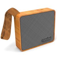 Bluetooth 4.2 Speaker Wooden, Portable Touch Control Wireless Speakers with HD Audio and Enhanced Bass for Travel, Home, Beach, Kitchen, Outdoors