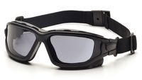 Pyramex I-Force Sporty Dual Pane  Anti-Fog Goggle,Black Frame/Gray Anti-Fog Lens