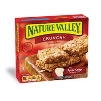 Nature Valley Granola Bars, Crunchy, Apple Crisp, 6 Pouches - 1.5 oz, 2-Bars Per Pouch