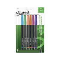 Sharpie 1802225 Pen, Fine Point, Assorted Colors, 6-Count