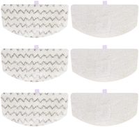 iSingo 6 Pack Bissell Steam Mop Pads Compatible with Bissell PowerFresh 1806 1940 1544 1440 2075A Series, Replacement Part Model #5938#203-2633