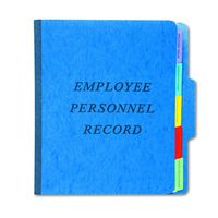 Pendaflex SER1BL Personnel Folder, 1/3 Cut Top Tab, Letter, Blue