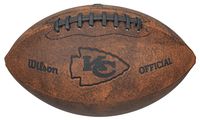 NFL Kansas City Chiefs Vintage Throwback Football, 9-Inches