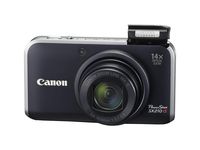 Canon PowerShot SX210IS 14.1 MP Digital Camera with 14x Wide Angle Optical Image Stabilized Zoom and 3.0-Inch LCD - Black (Discontinued by Manufacturer) (Renewed)