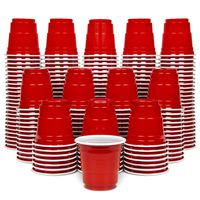 GoPong 2oz Plastic Shot Cups | Pack of 200 | Disposable Mini 2oz Party Cups