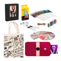 KODAK Smile Instant Print Digital Camera (Red) Starter Kit
