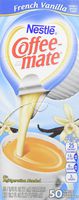 COFFEEMATE 35170BX French Vanilla Creamer, .375oz, 50/Box