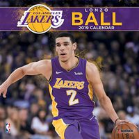 Turner Sport Los Angeles Lakers Lonzo Ball 2019 12X12 Player Wall Calendar Office Wall Calendar (19998012119)