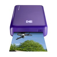 Kodak Mini 2 HD Wireless Portable Mobile Instant Photo Printer, Print Social Media Photos, Premium Quality Full Color Prints - Compatible w/iOS & Android Devices (Purple)