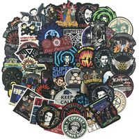 Supernatural Laptop Stickers 50pcs, Cool Kids/Teen Movie Vinyl Computer Waterproof Water Bottles Skateboard Luggage Decal Graffiti Patches Decal (SPN)