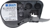 Brady MC1-1000-595-BK-WT Labels for BMP53/BMP51 Printers