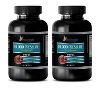 Blood Pressure Complex Supplements - Blood Pressure Support 690MG - Cardiovascular Health - Olive Leaf Extract Blood Pressure - 2 Bottles 120 Capsules