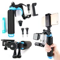 Floating Hand Grip Trigger Stabilizer Support Mount for AEE Action Cameras: S40 Pro, S60 Plus, S71T Plus, S90 & S91 - by DURAGADGET