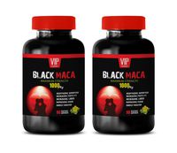 Endurance Supplements for Athletes - Black MACA 1000MG - Extra Strength - maca Root Extract Complex - 2 Bottles 180 Vegetable Capsules