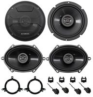 Hifonics Front + Rear Speaker Replacement Kit for 2001-2005 Chrysler PT Cruiser